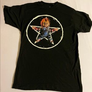 Child’s Play Chucky Pentagram T-Shirt
